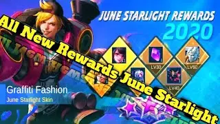 June Starlight Skin 2020 - All Rewards in June Starlight - Mobile Legends new Skin And Painted Skin