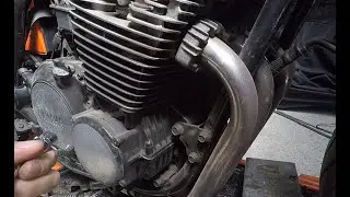Yamaha XJ650 Part 14 Custom exhaust flanges