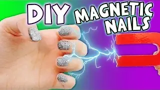 DIY MAGNETIC NAILS! How To Make Your Nail Polish MAGNETIC Science Experiment!