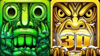 Temple Run 2 Lost Jungle VS Temple Dash Run Android iPad iOS Gameplay HD