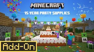 Minecraft 15 Year Party Supplies Add-On (Official Trailer)