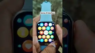 W8 Pro Max Interfaces | Apple Watch Series 8 Clone #shorts #trending #viral #subscribe