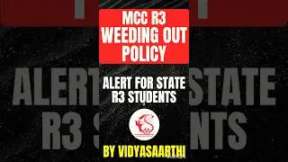 🎥 MCC Alert For State Round 3 Students | NEET UG 2025 Counselling Update