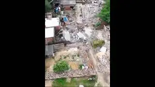This is Not Gaza This is Bhairich in uttarpradesh  Muslim house hv been bulldozed