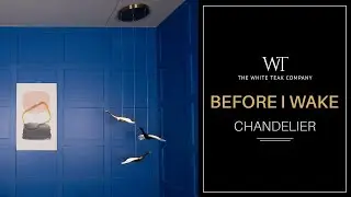 Before I Wake Chandelier | White Teak