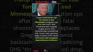 Trump Fires ICE Boss?  #shorts #USA #NEWS