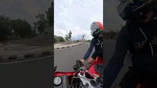 Solo riding&hellip; coba Ninja SSR Red Candy&hellip;😁 enak pol bolo&hellip; rasane kyk dibandem angin&hellip;😆 #kawasakininja