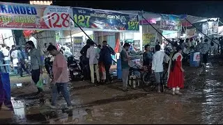 ఖమ్మలో వర్షం దీపావళి క్రాకర్స్ దుకాణాలు ఆగని కొనుగోళ్లు #livestream  #diwali Porata Galam Tv is live
