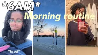 My 6AM School Morning Routine (productive but tired lol)