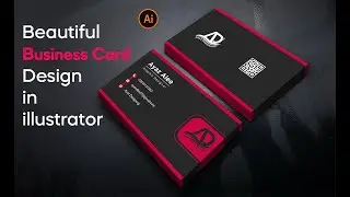 Beautiful Business Card Design in illustrator | Adobe illustrator cc tutorial | Ayaz Designing