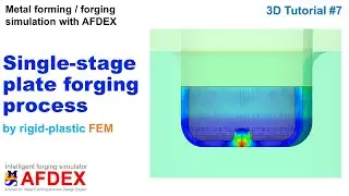Plate Forging Process Simulation | #AFDEX 3D