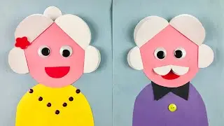Grandparents Day Crafts for Kids | Grandma👵🏻and Grandpa Craft🧓🏻|Kids Craft - Crafts with Toddler