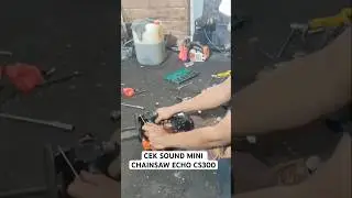 CEK SOUND CHAINSAW ECHO CS3000 #echo