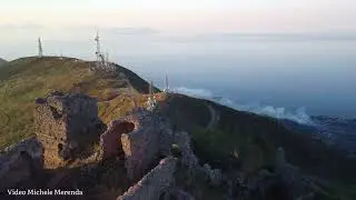 Il tramonto, visto dal castello di Gioiosa guardia...