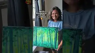 Misty Jungle 💚 #art #painting