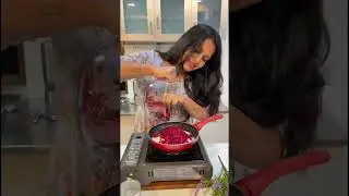 HOW TO MAKE ROSE GULKAND AT HOME #youtubeshorts