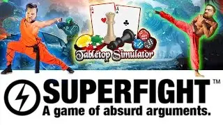 SUPERFIGHT: Tabletop Simulator RPG | Who Will Survive?? Butts Are On The Line | Tabletop Simulator
