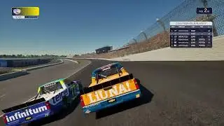 Nascar 25 | Truck Series Race|  Rockingham |  Round Number 3 | Number #18  | Jason/Woozy
