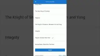 CommunityVote - how-to