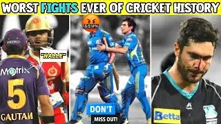Top 5 IPL Fights : Tensions and Temper on the Cricket Field! 🏏💥
