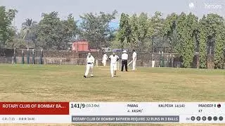 Rotary Club of Mumbai Western Elite (B1) vs Rotary Club of Bombay BayView Live Cricket Match | IFCR