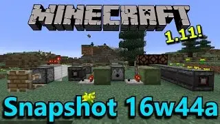 Minecraft 1.11 Snapshot 16w44a- Redstone & Observer Block Changes, Bug Fixes!
