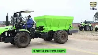 Kinta Modular Series Tractor - Quick Module Switch Demonstration