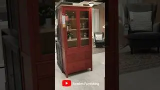 IKEA Hemnes Cabinet, red color, 2023