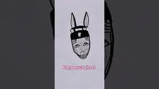 dangerous ghost drawing 👹💀 bhoot ka video #shorts #drawing #bhoot #viralshort #art