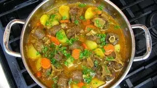 Лучший рецепт рагу из бычьего хвоста.