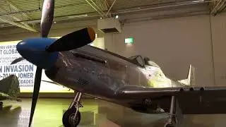 Iconic military aircraft at the Swedish Air-force museum