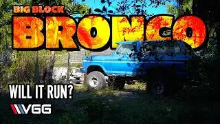 FORGOTTEN BIG BLOCK BRONCO! Will This Fire Damaged Locked Up Ford RUN AGAIN?