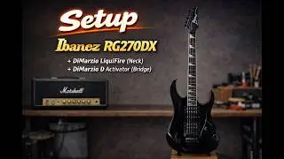 Pimp IBANEZ RG270DX (with DiMarzio LiquiFire & DiMarzio D Activator)