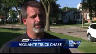 Milwaukee man chases after his stolen truck