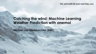 UD25 | Catching the Wind &mdash; Michiel van Ginderachter (RMI/KMI)