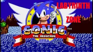 Sonic the Hedgehog: Labyrinth Zone Gameplay (No Commentary) - Full Level