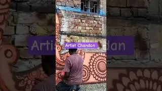 home decoration karvaye spray artist Chandan| beautiful work| market me new