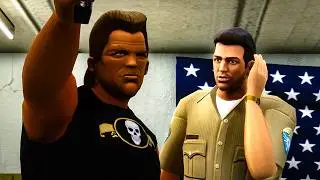 Tommy meets Phil Cassidy for the first time - GTA Vice City