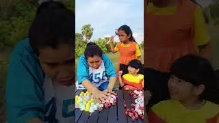 This Bottle Cap Challenge Gets Crazy! Squid Game doll help 🍭