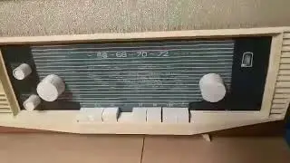 Muzeum Dom PRL- u w Toruniu- radio Wirtuoz z 1968 roku naprawione przez Piotra Chmielewskiego.#PRL