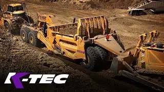 K-Tec 1254 ADT Scraper Push Loaded