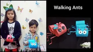 Kids Craft Activity / How to make Walking Ant?