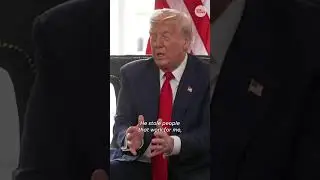 President Donald Trump explains his falling out with Jeffrey Epstein #Shorts