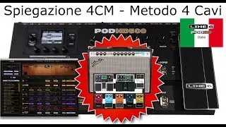 Line6 Pod HD ITA - Tutorial Metodo 4 Cavi