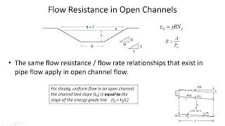 Flow resistance, flow type, velocity distribution - CE 331, Class 3 (17 Jan 2025)