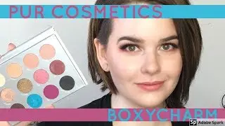 GRWM | Pur Cosmetics | No Foundation | HOW TO Peach and Purple Easy Eye