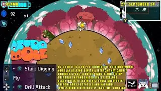 AstroMole: [PC] - 2D Platformer Collect-a-thon where you play as a Mole with a Jetpack that can Fly