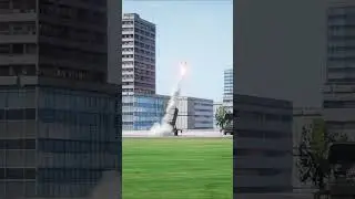 Destruction of an air defense site