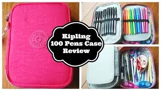 Kipling 100 Pens Case Review | What's In My Pencil Case