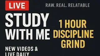 LIVE: Study With Me 📚 | 1 Hour Focus Session | Class 12  💻 #studywithme #studywithmelive #shortlive